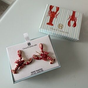 Viral House of Harlow 1960 Red Lobster Earrings
